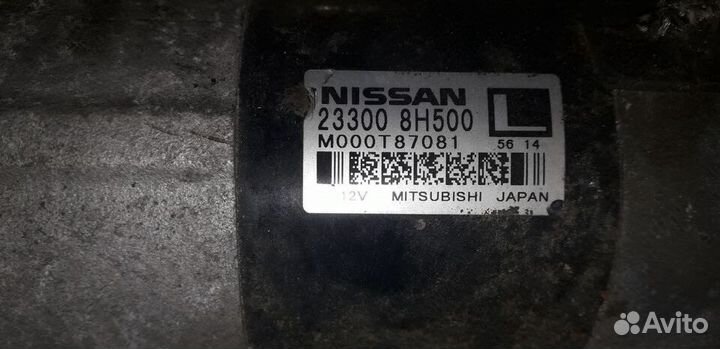 Стартер Nissan Primera P12,Nissan XTrail T30 МКПП