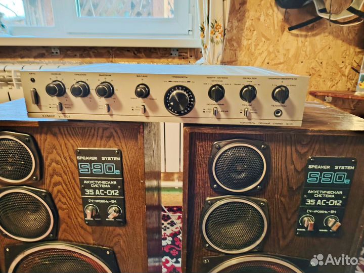 Акустические колонки СССР, усилитель