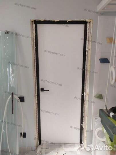 Скрытые двери под покраску