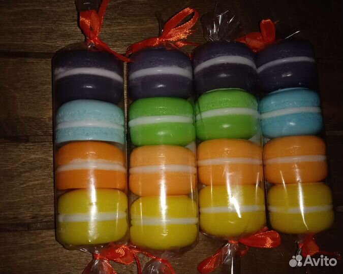Мыло ручной работы макарунс