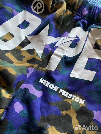 Штаны Bape x Heron Preston