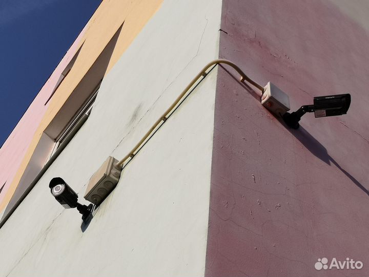 Установка системы видеонаблюдения