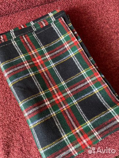 Ткань-шотландка (шерсть)