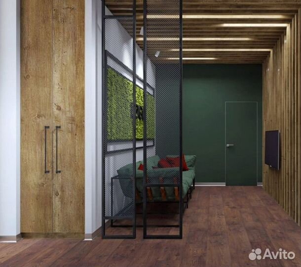 Скрытые двери под покраску