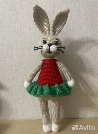 Заяц ручная работа 30 см