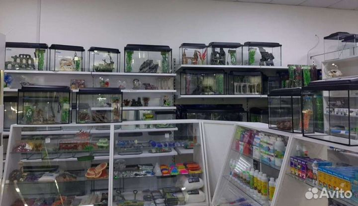 Аквариумы от 4л до 200л