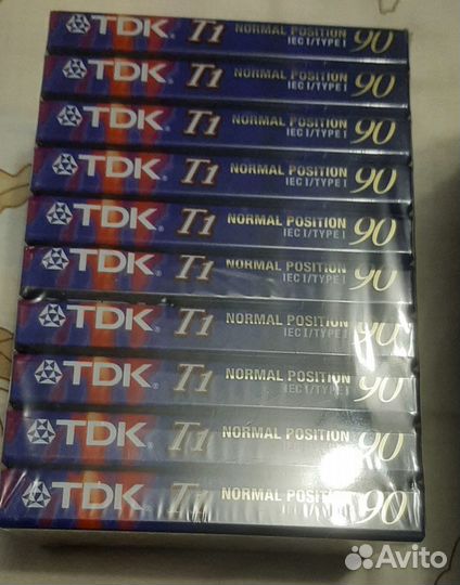 Аудиокассеты новые tdk