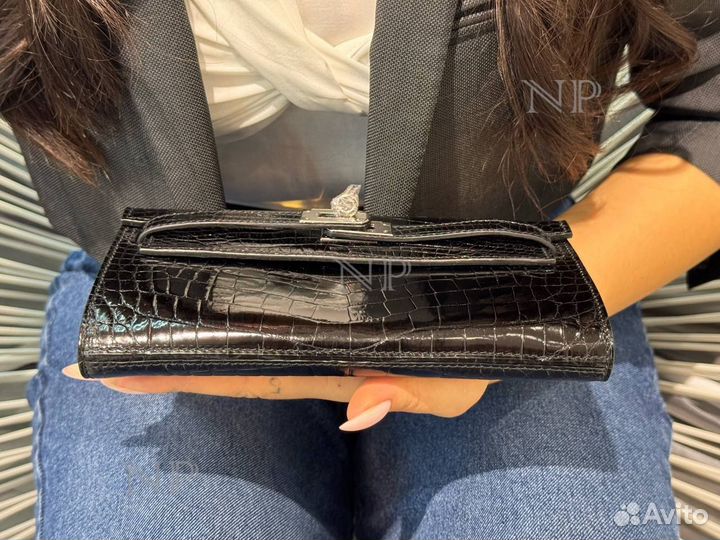 Сумка Hermes Kelly to go аллигатор