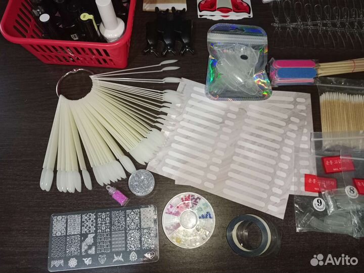 Набор для маникюра с лампой