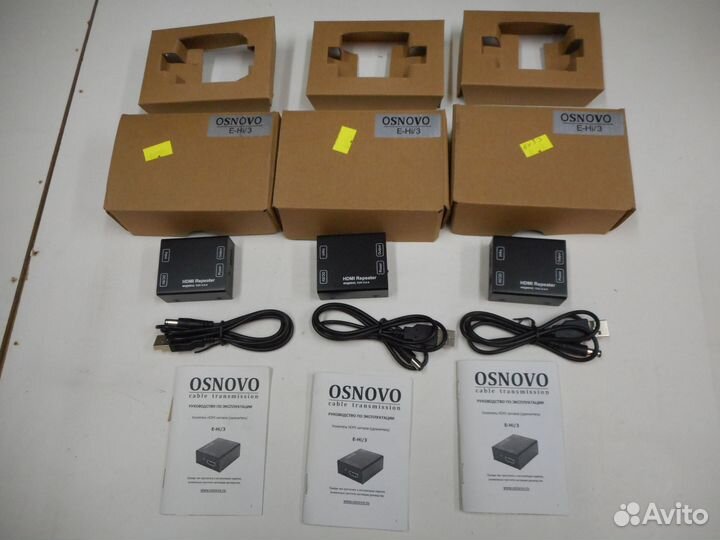 Удлинитель hdmi osnovo E-Hi.3