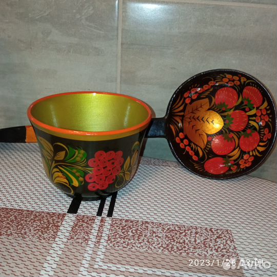 Посуда хохлома, 3 предмета