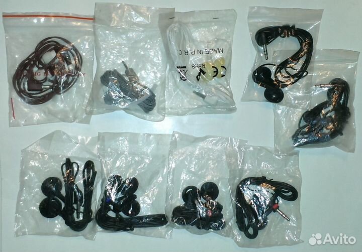 Наушники одноразовые новые