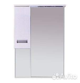 Зеркальный шкаф Misty п-сел02075-01л Белый