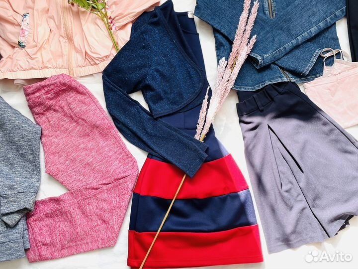 Одежда для девочки пакетом 134 140 146 152