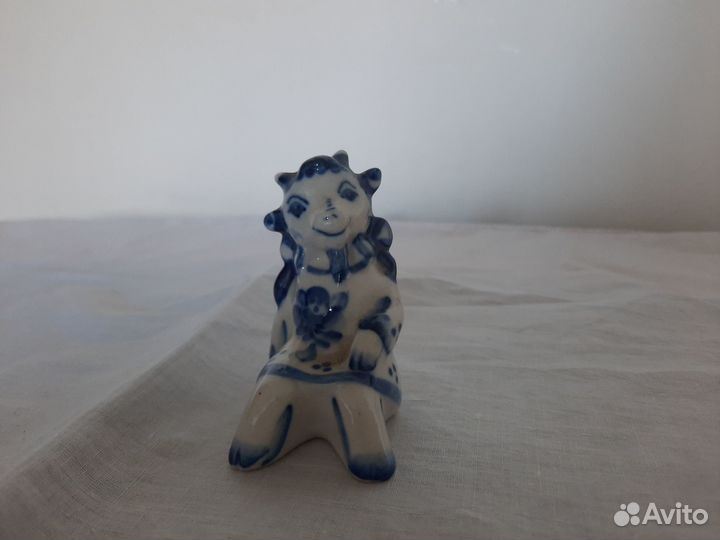 Фигурка коза Гжель