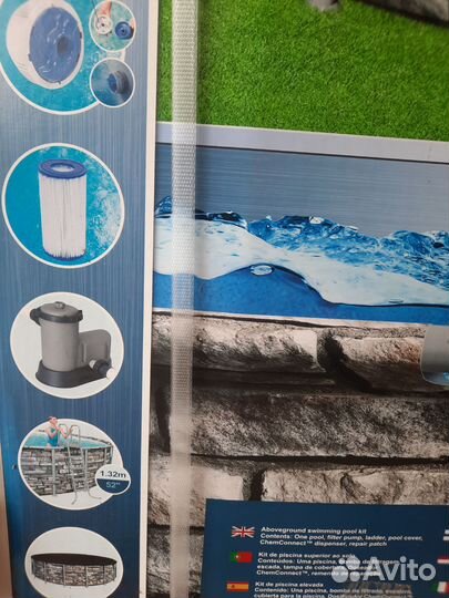 Каркасный бассейн новый