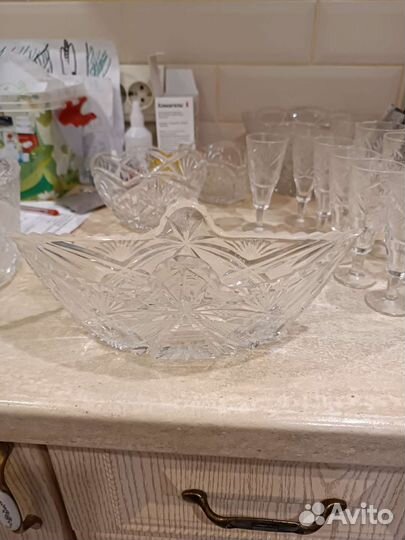 Хрустальная посуда СССР