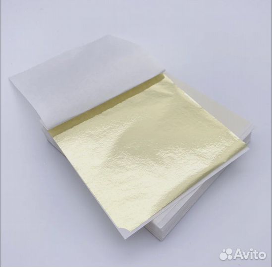 Поталь в листах и хлопьях зеркальная