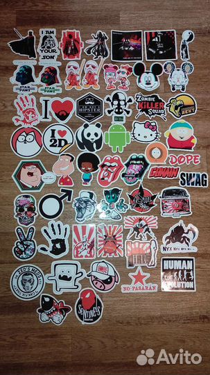 Наклейки, стикеры, стикербомбинг