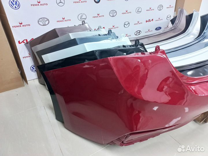 Бампер Задний крашеный Hyundai Solaris 17- 20 год