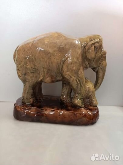 Статуэтка СССР обливная керамика майолика