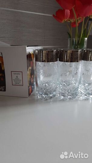 Новый набор стаканов 6 шт