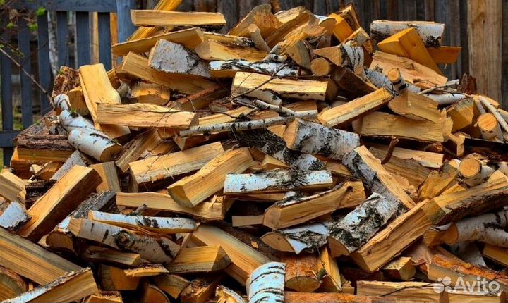 Дрова в мешках