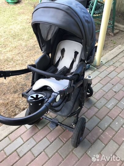 Детские коляски 2 в 1 из эко кожи