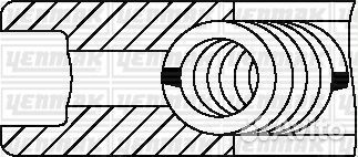 Кольца двс поршневые (к-т на 1 поршень)
