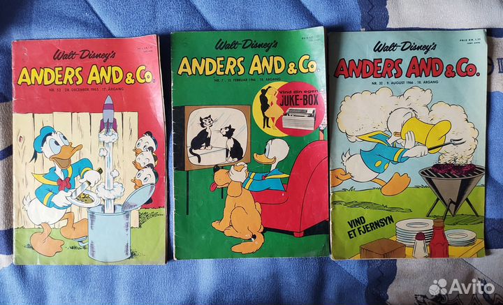 Комикс Дональд Дак Дания - Anders & Co. - 1960-е