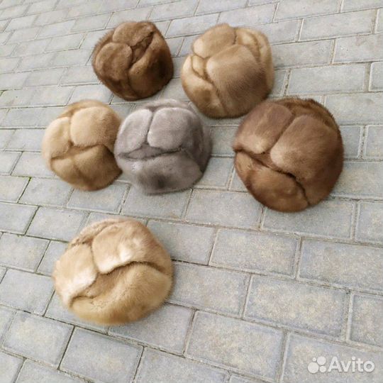 Шапка норковая мужская