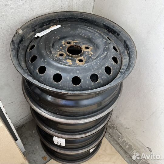 Стальные диски alcar stahlrad r15 Kia Rio 4 штуки