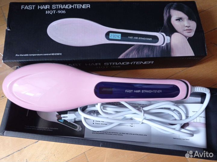 Расческа-выпрямитель fast hair straightener