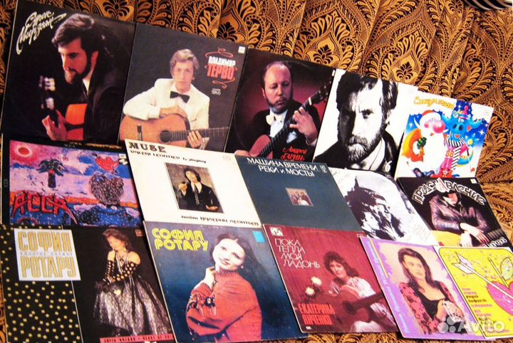 Пластинки разные