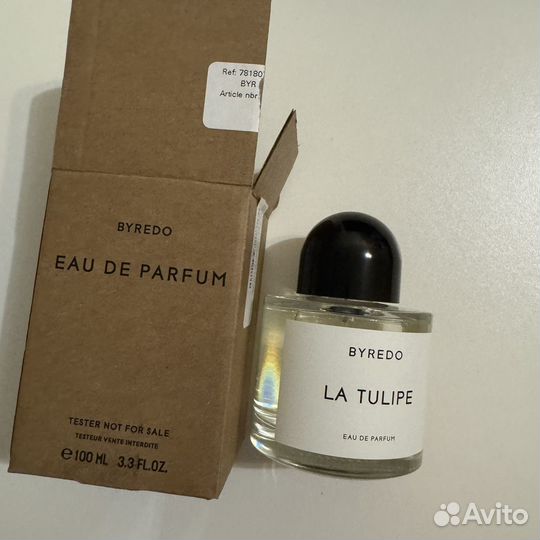 Byredo LA tulipe lady 100 ml edp tester