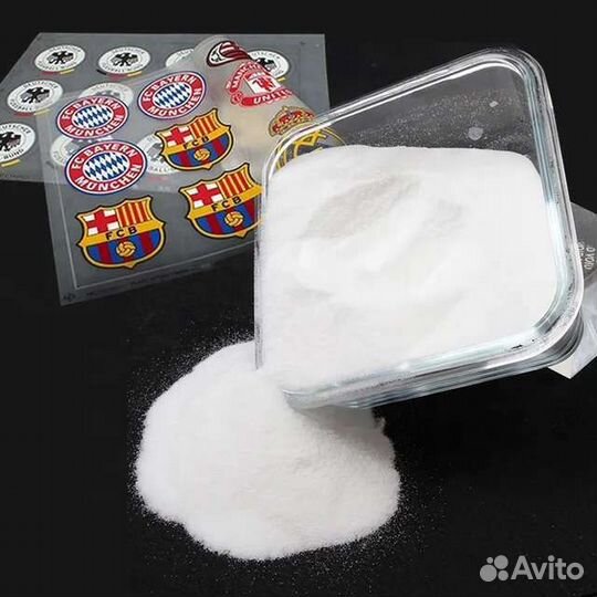 DTF клей порошок PES, PU дтф клей для термотрансф