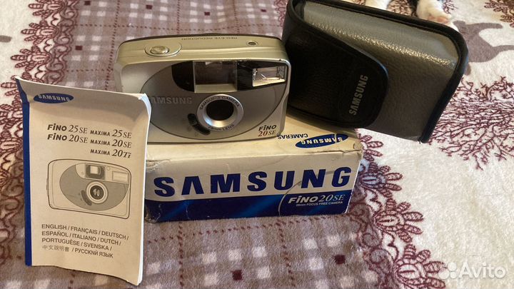 Пленочный фотоаппарат samsung fino 20 se