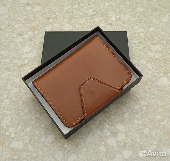Бумажник (кошелек) для документов (авто) из кожи