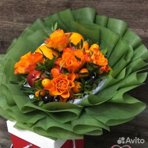 Подарок, съедобный букет