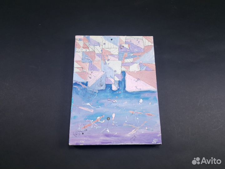 Картина на холсте, ручная работа,абстракция