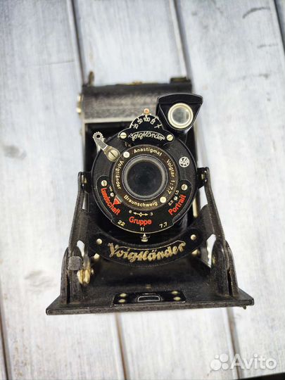 Винтажный фотоаппарат гармошка Voigtlander