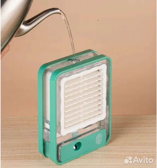 Портативный вентилятор с увлажнением воздуха