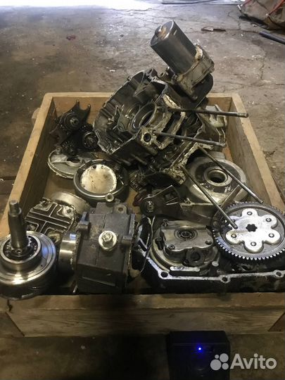 Разбор/Запчасти. Двигатель 110cc Альфа-Дельта(139f