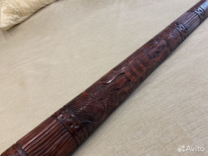 Диджериду из красного дерева