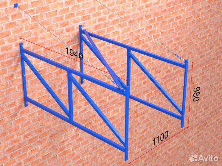 Ферма под игровой щит вынос 200см Pioner A13313