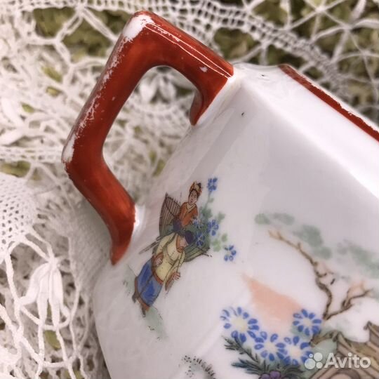 Сахарница Фарфор Дулево Кузнецов