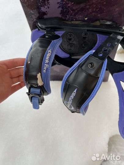 Сноуборд с креплениями