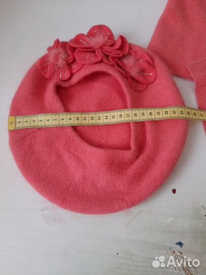 Комплект берет и шарф