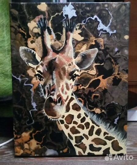 Картина ручной работы Жирафик