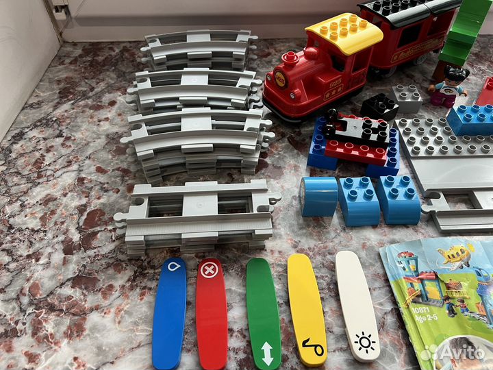 Оригинал lego Duplo 10874 Поезд